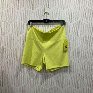 All in Motion Women's Neon Yellow Athletic Shorts